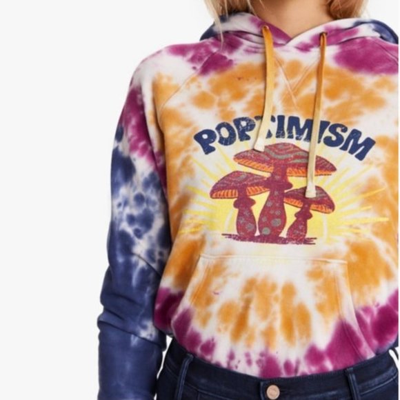 MOTHER | The Square Tie Dye Cotton Hoodie (Poptimism) - Picture 1 of 4